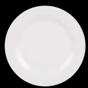 White Dinner plate