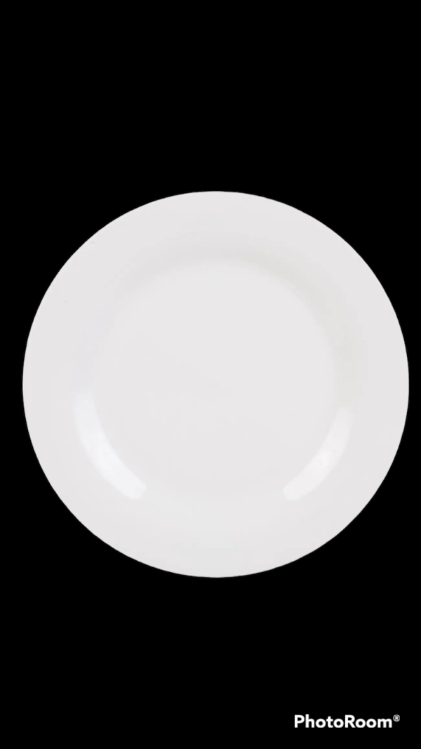 White Dinner plate